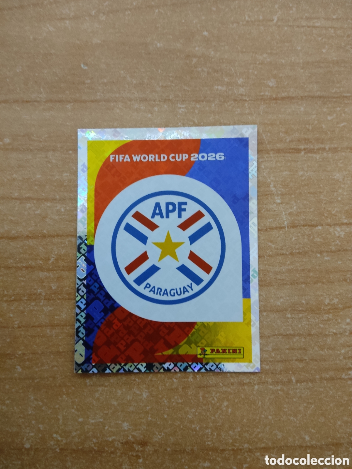Cromos de f&uacute;tbol: 1 ESCUDO PARAGUAY FIFA WORLD CUP 2026