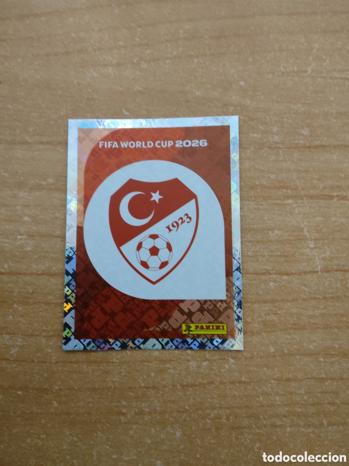 Cromos de f&uacute;tbol: 1 ESCUDO TURQUIA FIFA WORLD CUP 2026