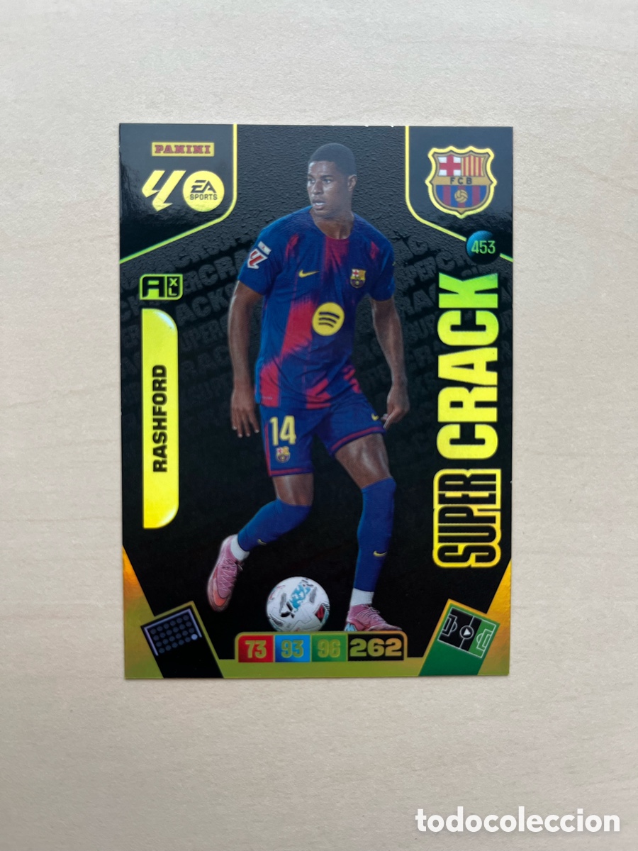 Cromos de f&uacute;tbol: Rashford Super Crack Adrenalyn 2025-26 - FC Barcelona