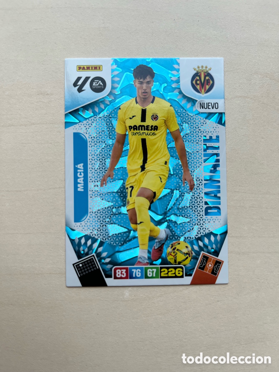 Cromos de f&uacute;tbol: Maci&aacute; Nuevo Diamante Adrenalyn XL 2025-26 - Villarreal