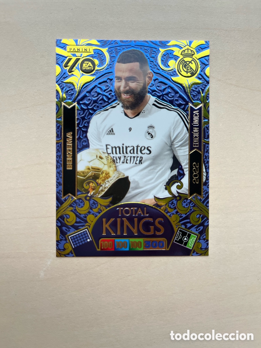 Cromos de f&uacute;tbol: Benzema Total Kings Adrenalyn 2025-26 - Real Madrid