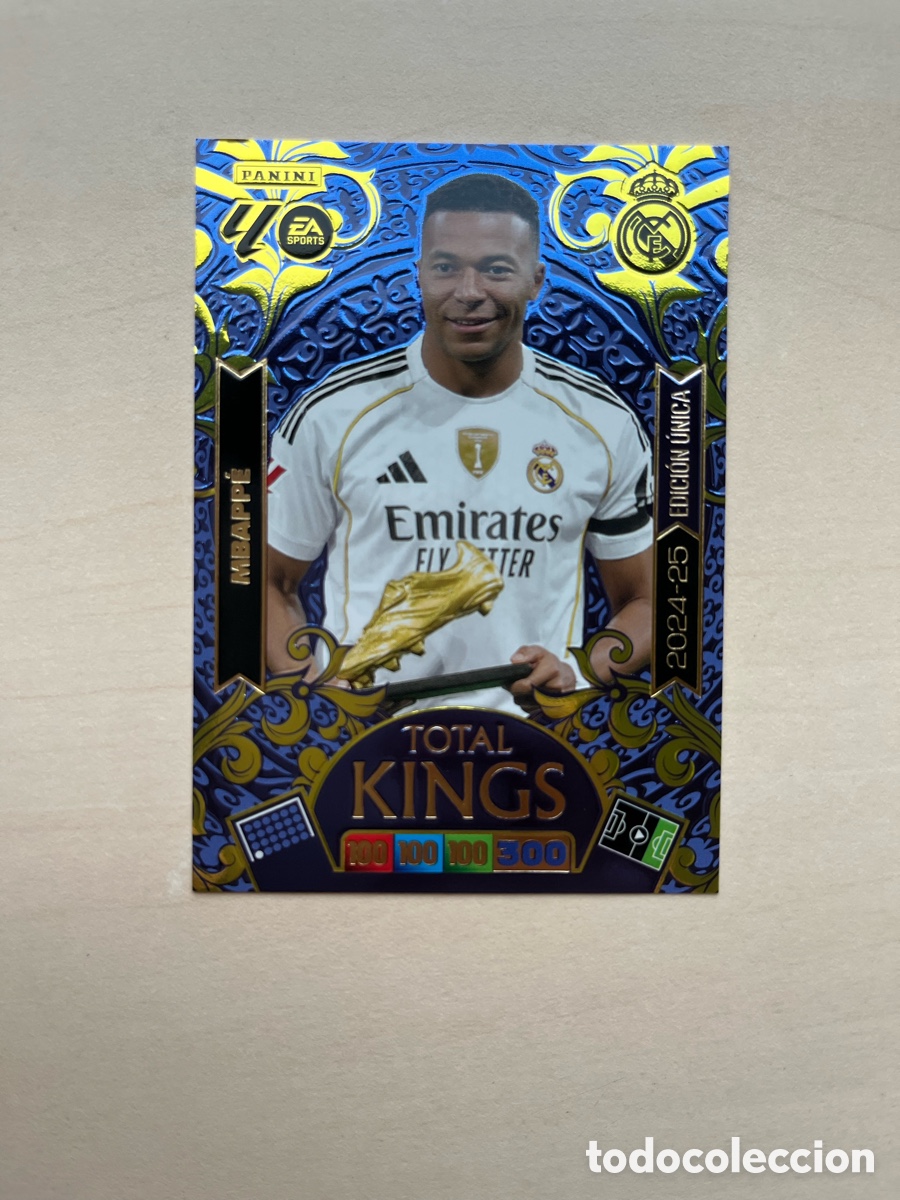 Cromos de f&uacute;tbol: Mbapp&eacute; Total Kings Adrenalyn XL 2025-26 - Real Madrid
