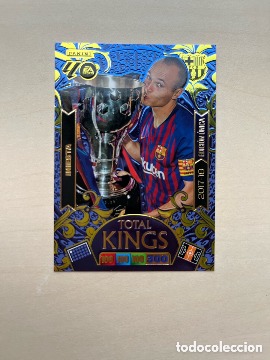 Cromos de f&uacute;tbol: Iniesta Total Kings Adrenalyn XL 2025-26 - FC Barcelon