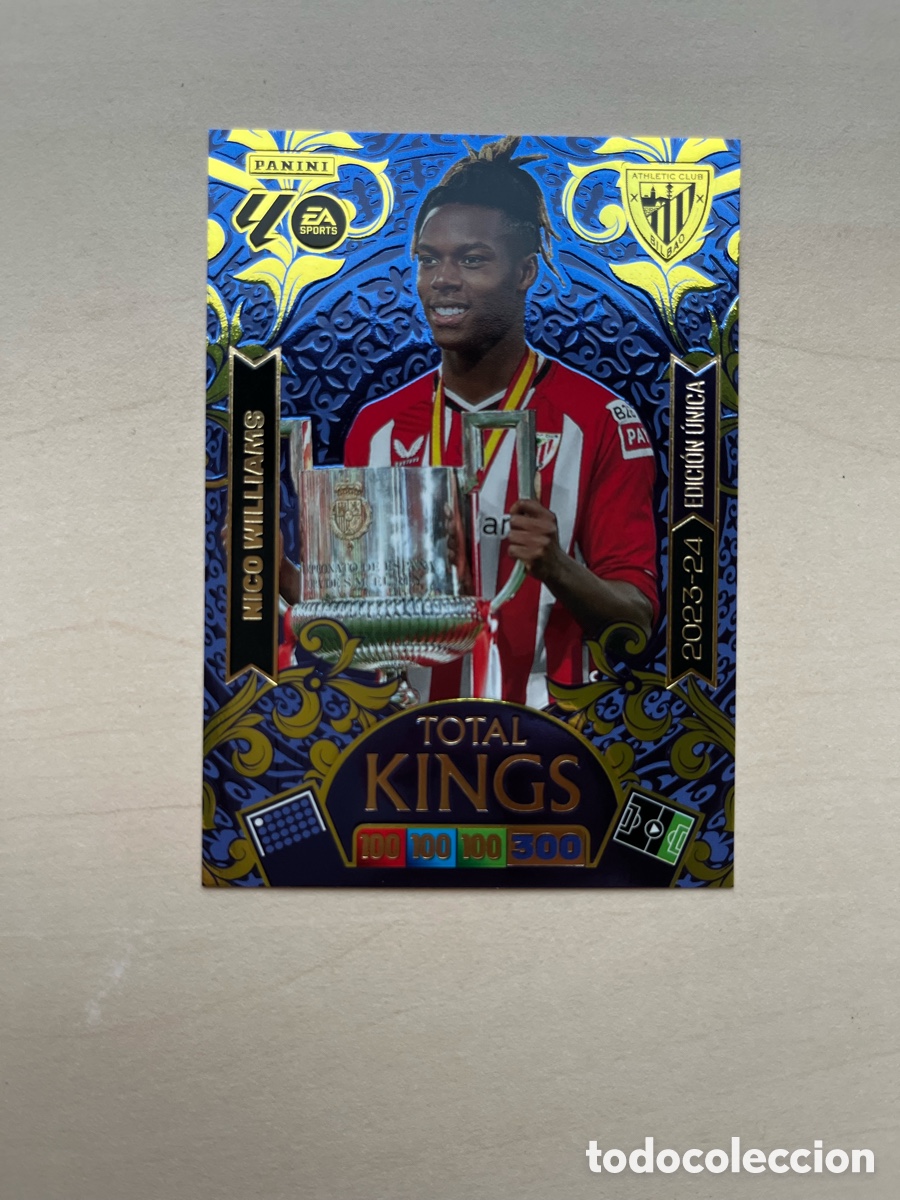 Cromos de f&uacute;tbol: Nico Williams Pitch Kings Adrenalyn XL 2025-26 - Athletic Club