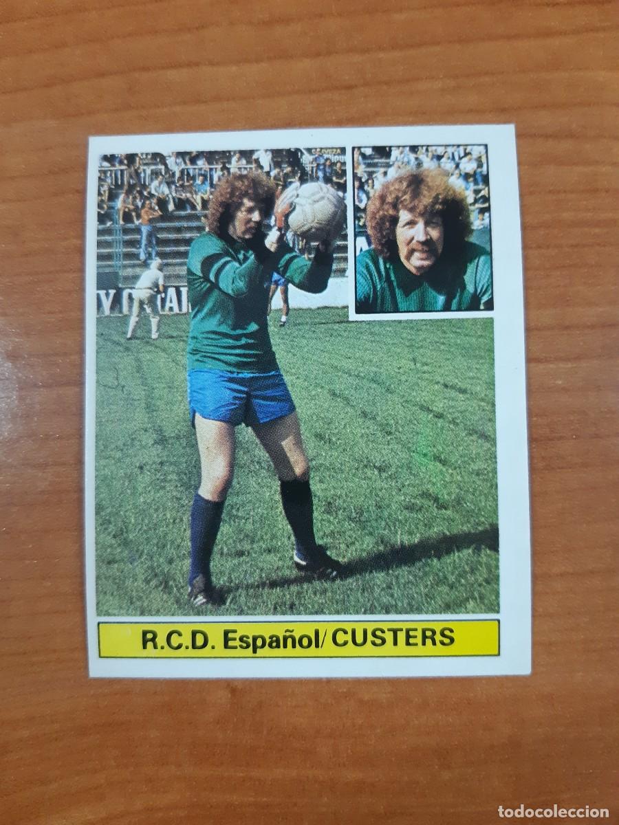 Cromos de f&uacute;tbol: Fichaje 27 Custers (Espa&ntilde;ol) Liga 81-82 ESTE. Nunca pegado, sin pegar
