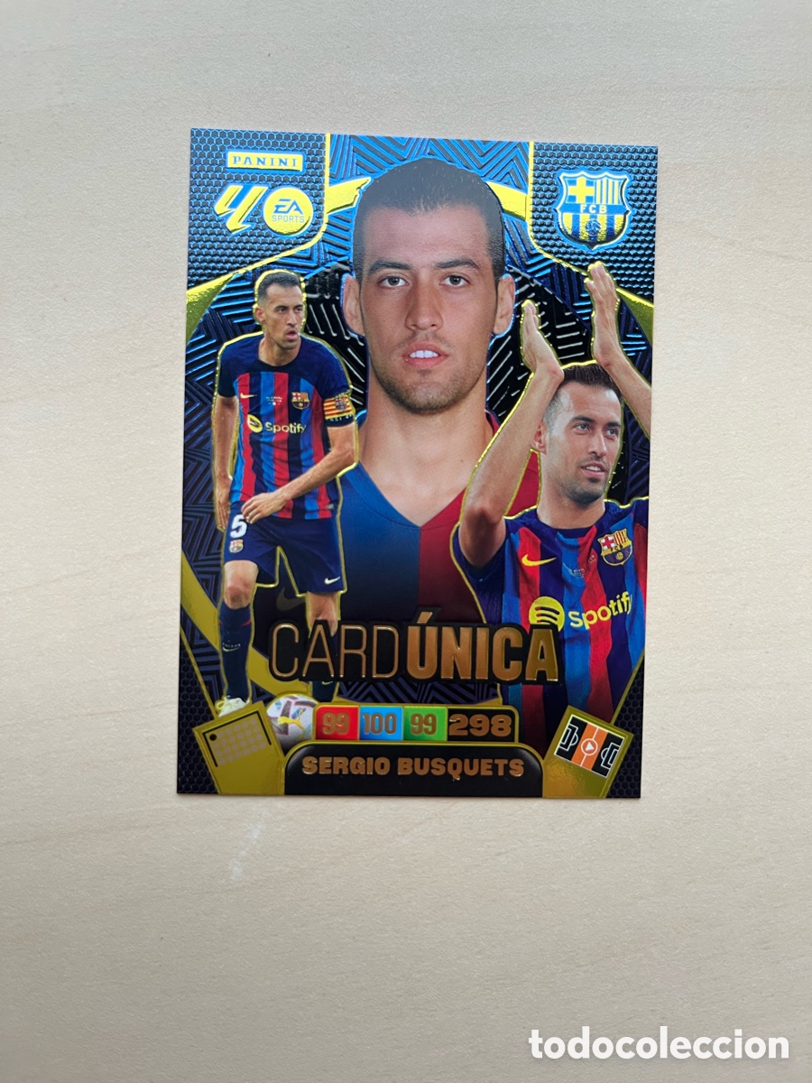 Cromos de f&uacute;tbol: Sergio Busquets Card &Uacute;nica Adrenalyn XL 2025-26 - FC Barcelona