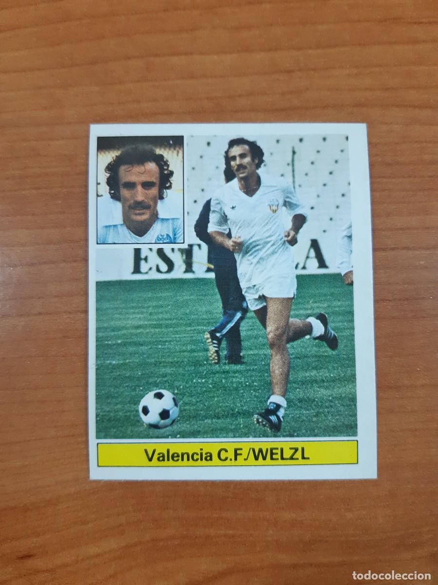 Cromos de f&uacute;tbol: Fichaje 25 Welzl (Valencia) Liga 81-82 ESTE. Nunca pegado, sin pegar