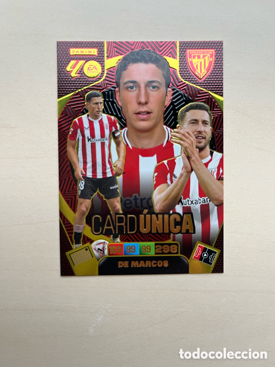 Cromos de f&uacute;tbol: De Marcos Cars &Uacute;nica Adrenalyn XL 2025-26 - Athletic Club