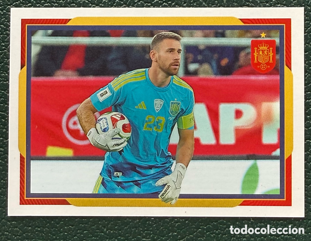 Fu&szlig;ball-Sticker: 6 UNAI SIMON COLECCI&Oacute;N OFICIAL DE LA SELECCI&Oacute;N ESPA&Ntilde;OLA 2026 CARREFOUR PANINI ESPA&Ntilde;A