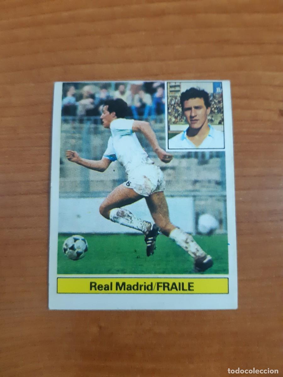 Cromos de f&uacute;tbol: Fichaje 10 Baja Fraile (Real Madrid) Liga 81-82 ESTE. Nunca pegado, sin pegar