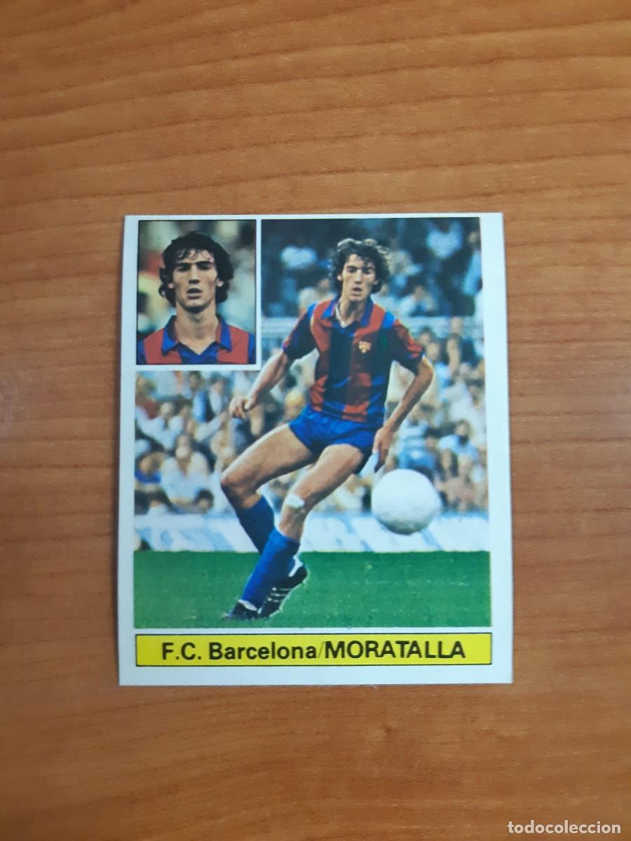 Cromos de f&uacute;tbol: Fichaje 7 Moratalla (Barcelona) Liga 81-82 ESTE. Nunca pegado, sin pegar