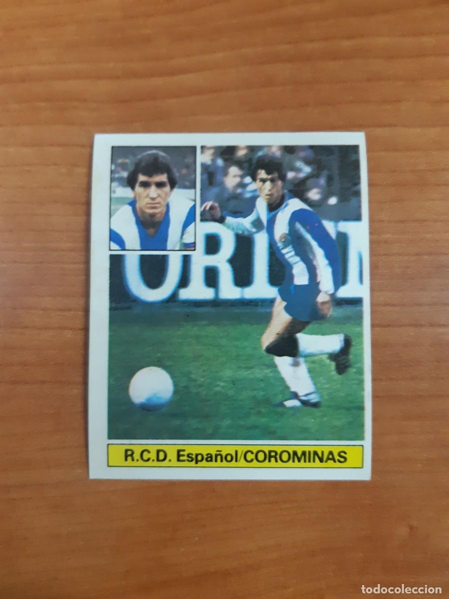 Cromos de f&uacute;tbol: Fichaje 5 Corominas (Espa&ntilde;ol) Liga 81-82 ESTE. Nunca pegado, sin pegar