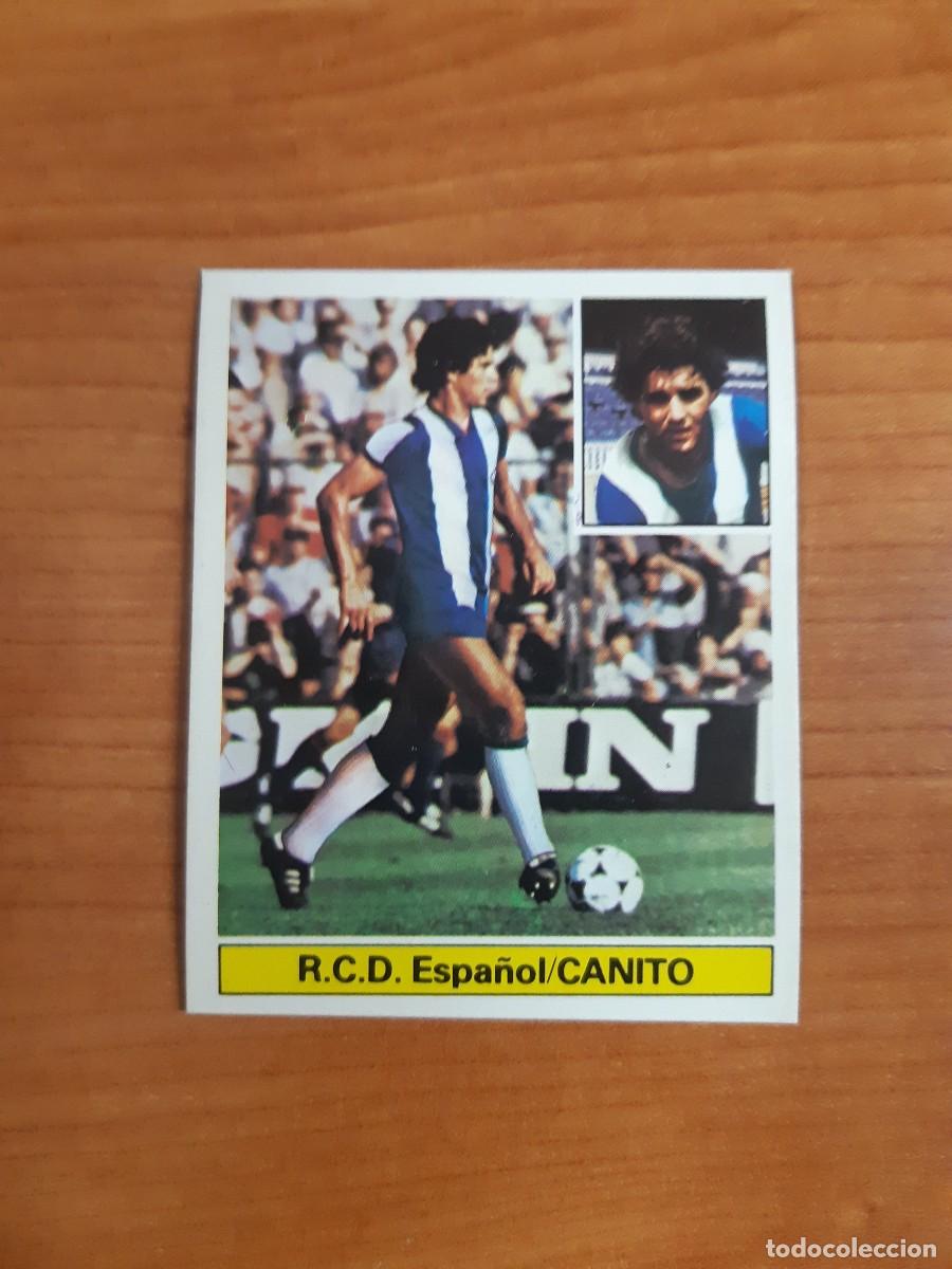 Cromos de f&uacute;tbol: Fichaje 4 Canito (Espa&ntilde;ol) Liga 81-82 ESTE. Nunca pegado, sin pegar