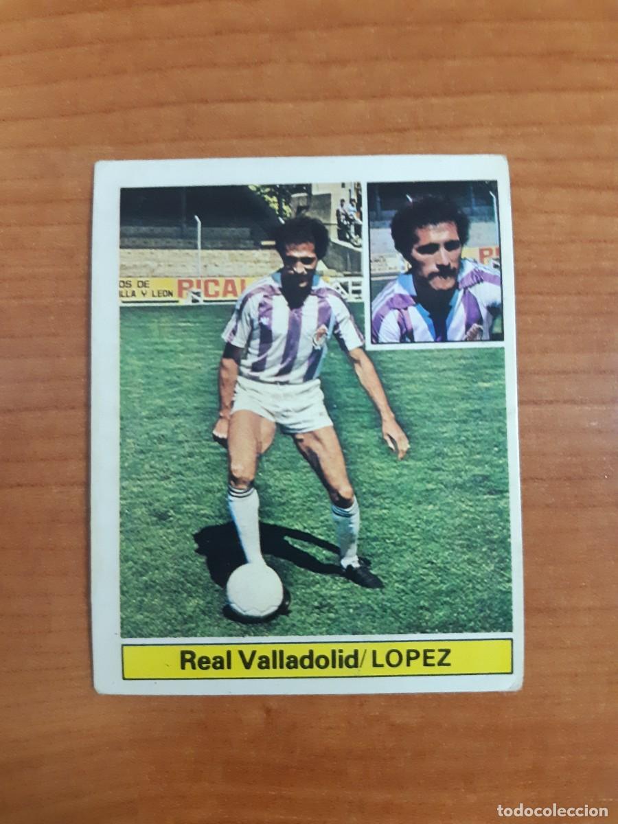 Cromos de f&uacute;tbol: Coloca L&oacute;pez (Valladolid) Liga 81-82 ESTE. Nunca pegado, sin pegar