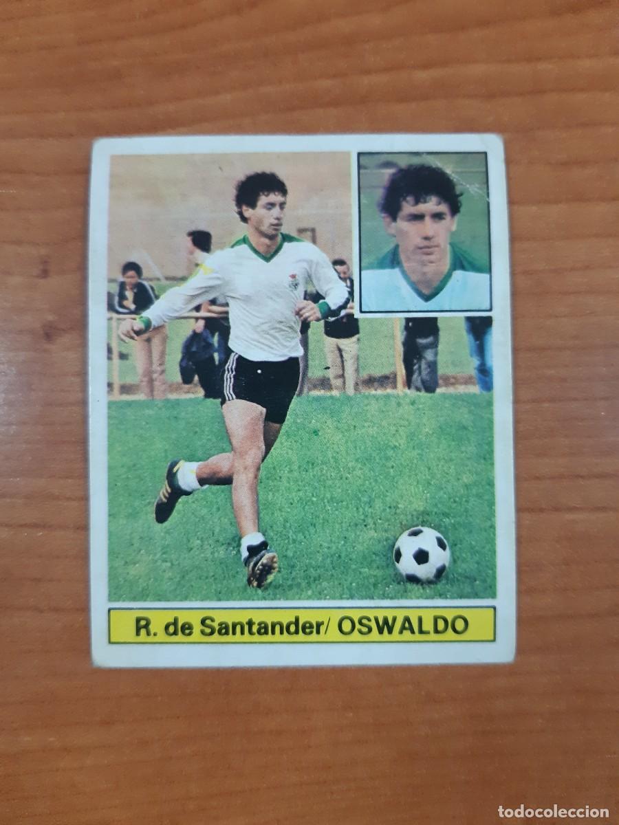 Cromos de f&uacute;tbol: Coloca Oswaldo (Racing Santander) Liga 81-82 ESTE. Nunca pegado, sin pegar