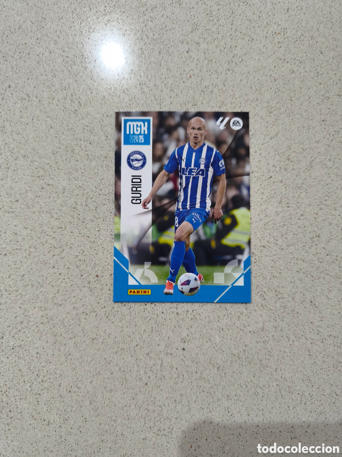 Cromos de f&uacute;tbol: CARTA N&Uacute;MERO 32 GURIDI ALAV&Eacute;S. MEGACRACKS 24/25. PANINI.