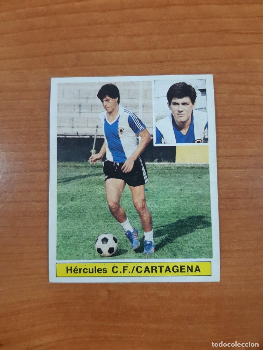 Cromos de f&uacute;tbol: Coloca Cartagena (H&eacute;rcules) Liga 81-82 ESTE. Nunca pegado, sin pegar