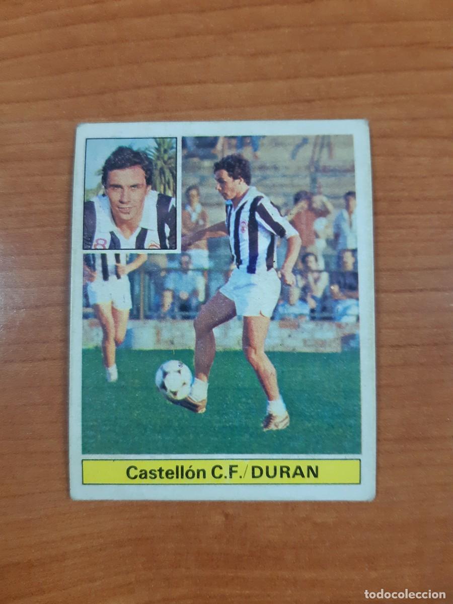 Cromos de f&uacute;tbol: Coloca Dur&aacute;n (Castell&oacute;n) Liga 81-82 ESTE. Nunca pegado, sin pegar