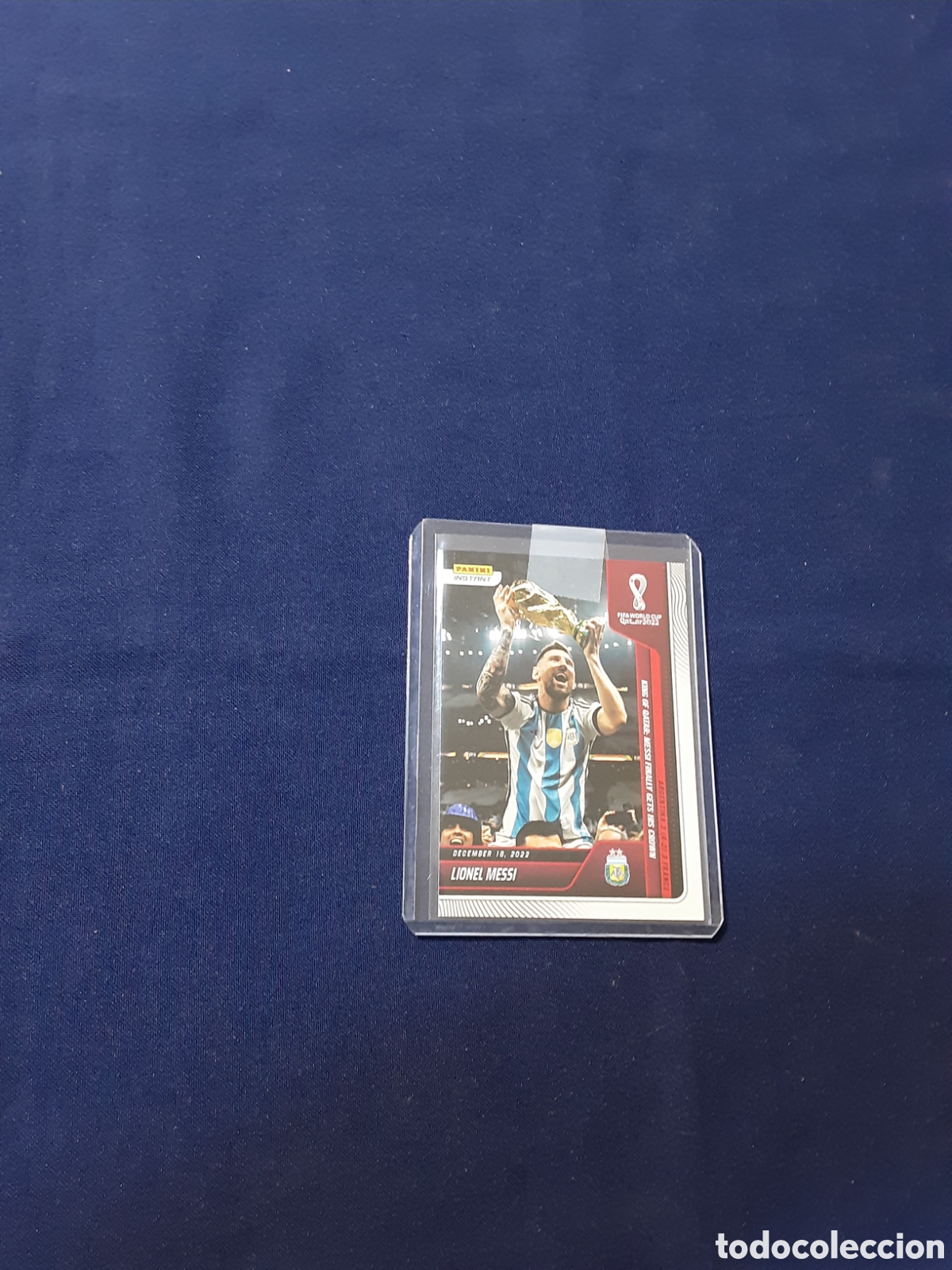 Cromos de f&uacute;tbol: Lionel Messi Argentina Qatar