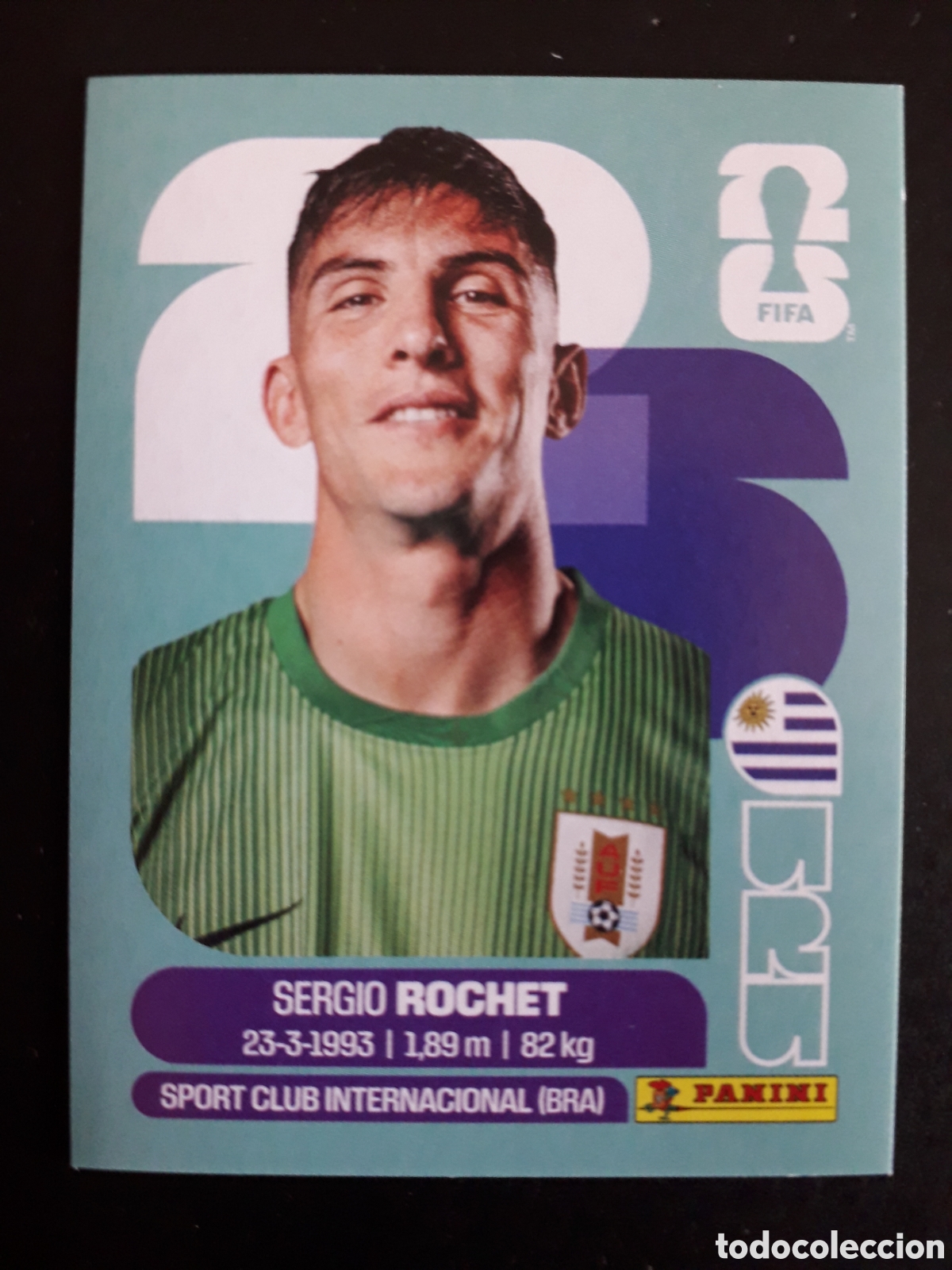 Cromos de f&uacute;tbol: ROCHET URUGUAY URU 2 MUNDIAL F&Uacute;TBOL 2026 FIFA WORLD CUP PANINI SIN PEGAR PEDIDO M&Iacute;NIMO 3&euro;