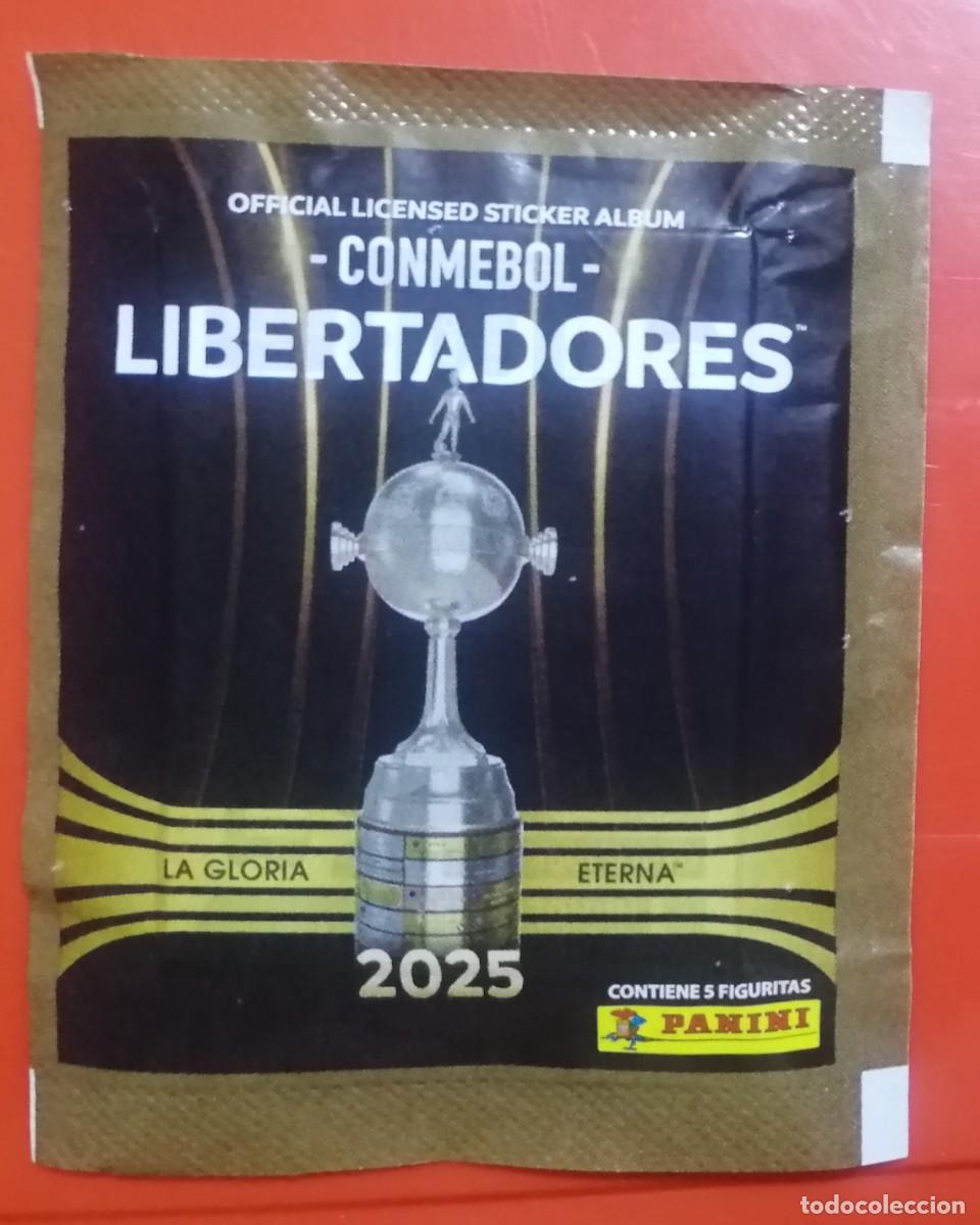 Cromos de f&uacute;tbol: Sobre PANINI Copa Libertadores 2025. Sellado