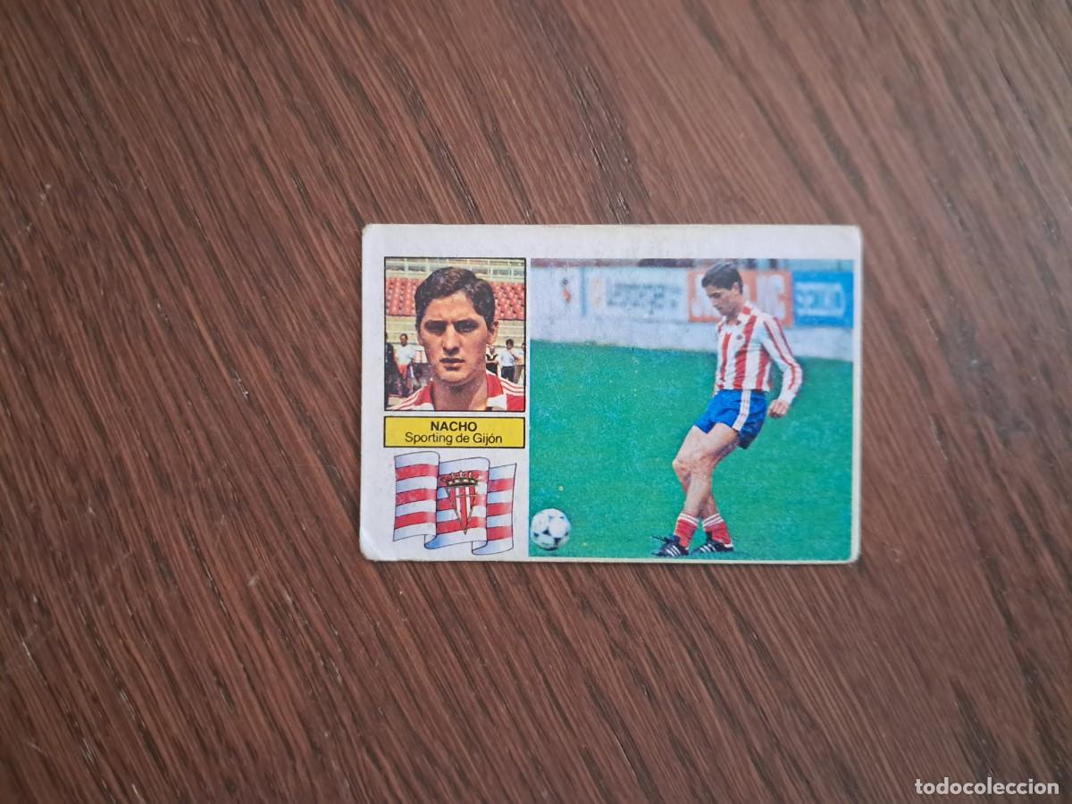 Cromos de f&uacute;tbol: cromo de futbol, edic. Este, liga 82-83, Nacho, coloca en lugar de ... Sporting de Gij&oacute;n. sin pegar