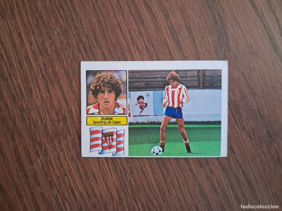 Cromos de f&uacute;tbol: cromo de futbol, edic. Este, liga 82-83, Zurdi, coloca en lugar de ... Sporting de Gij&oacute;n. sin pegar