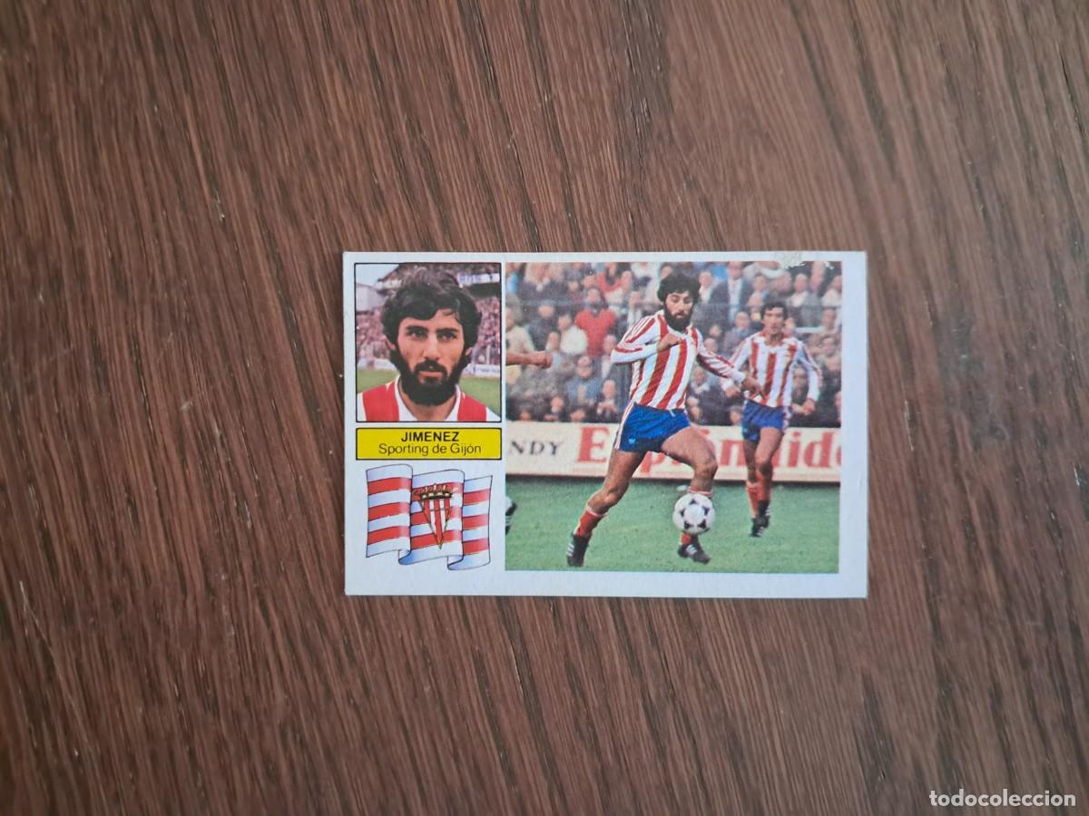 Cromos de f&uacute;tbol: cromo de futbol, edic. Este, liga 82-83, Jimenez, Sporting de Gij&oacute;n. sin pegar
