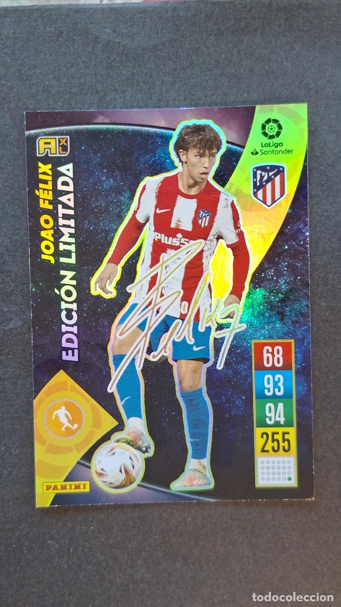 Cromos de f&uacute;tbol: L1 JOAO FELIX ATLETICO DE MADRID EDICION LIMITADA FIRMADA PANINI ADRENALYN XL 2021 2022 21 22