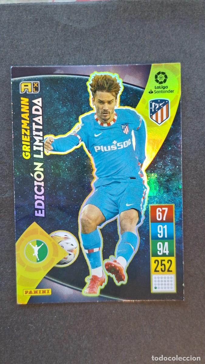 Cromos de f&uacute;tbol: L1 GRIEZMANN ATLETICO DE MADRID EDICION LIMITADA PANINI ADRENALYN XL 2021 2022 21 22
