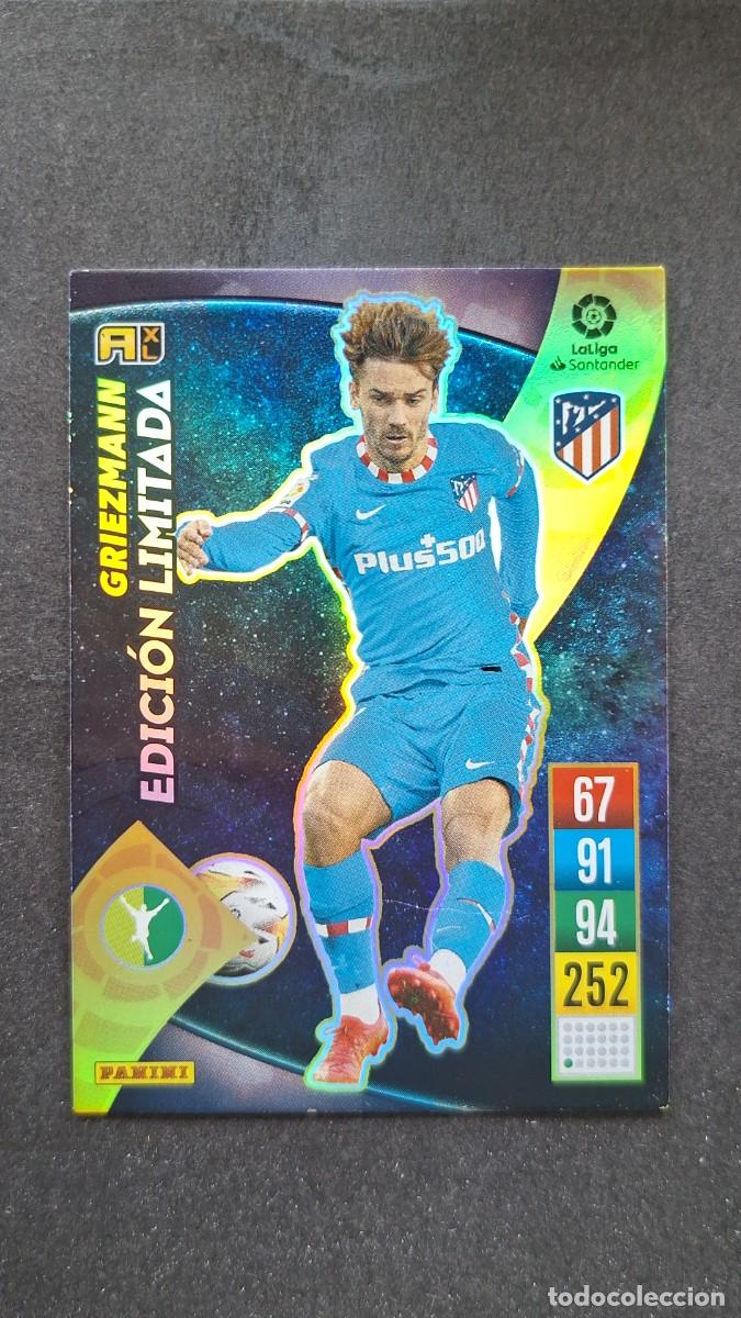 Cromos de f&uacute;tbol: L1 GRIEZMANN ATLETICO DE MADRID EDICION LIMITADA PANINI ADRENALYN XL 2021 2022 21 22