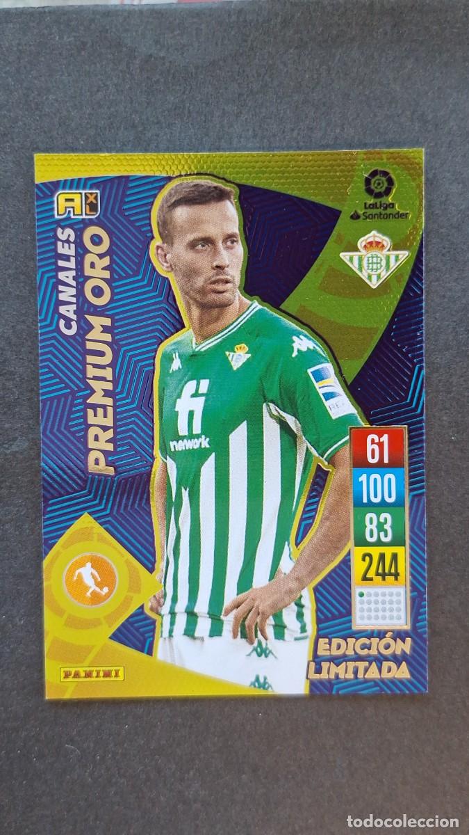 Cromos de f&uacute;tbol: L1 CANALES REAL BETIS PREMIUM ORO EDICION LIMITADA PANINI ADRENALYN XL 2021 2022 21 22