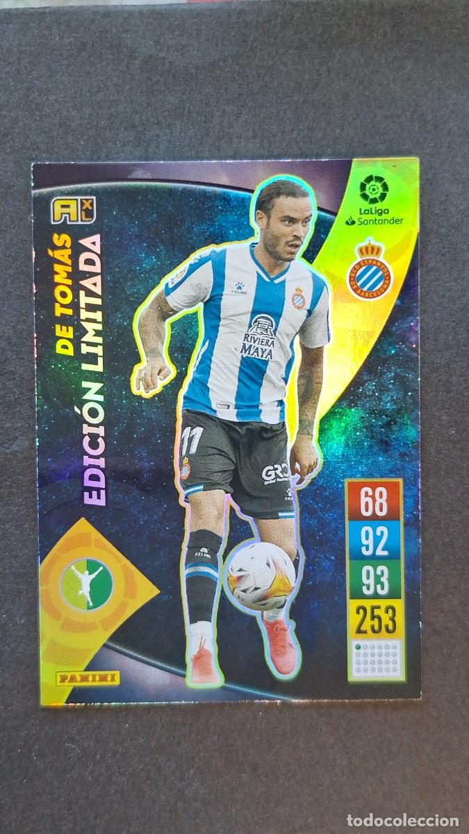 Cromos de f&uacute;tbol: L1 DE TOMAS R. C. D. ESPA&Ntilde;OL EDICION LIMITADA PANINI ADRENALYN XL 2021 2022 21 22