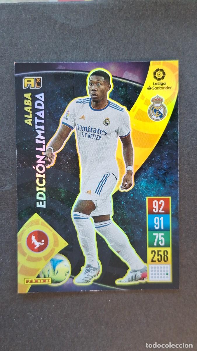 Cromos de f&uacute;tbol: L1 ALABA REAL MADRID EDICION LIMITADA PANINI ADRENALYN XL 2021 2022 21 22