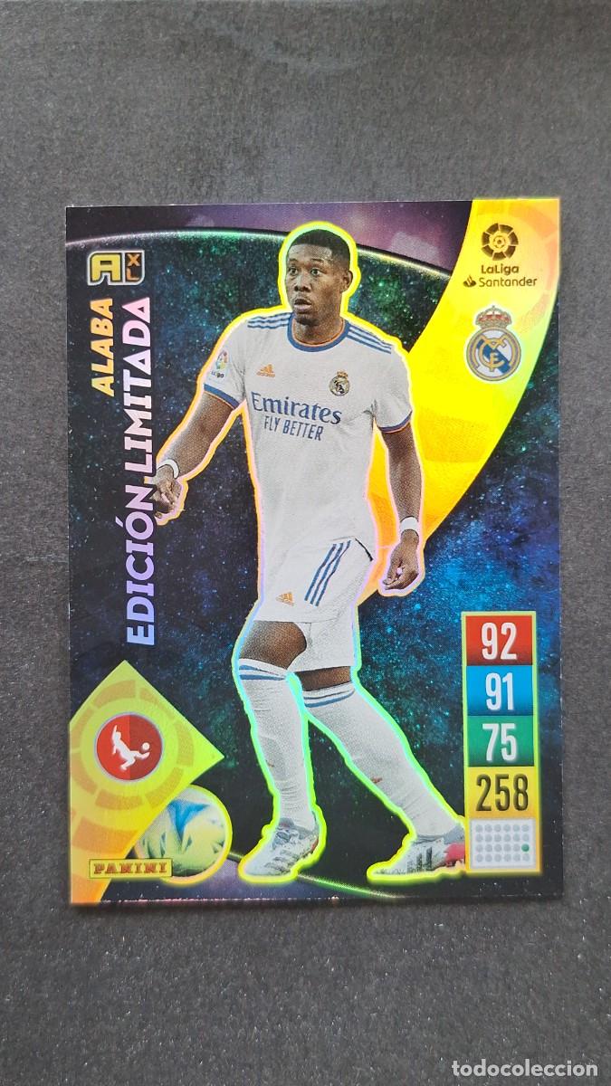 Cromos de f&uacute;tbol: L1 ALABA REAL MADRID EDICION LIMITADA PANINI ADRENALYN XL 2021 2022 21 22