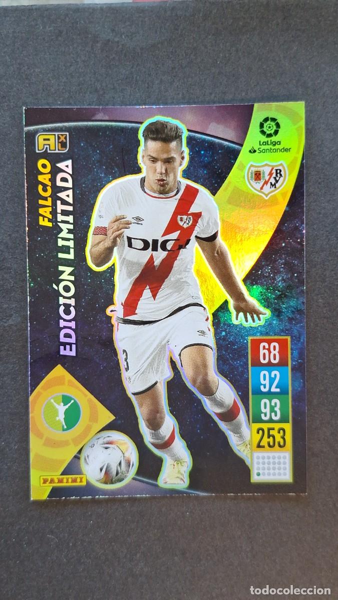 Cromos de f&uacute;tbol: L1 FALCAO RAYO VALLECANO EDICION LIMITADA PANINI ADRENALYN XL 2021 2022 21 22