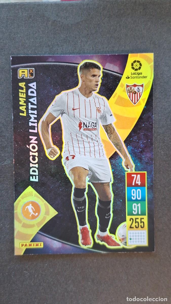 Cromos de f&uacute;tbol: L1 LAMELA SEVILLA F. C. EDICION LIMITADA PANINI ADRENALYN XL 2021 2022 21 22