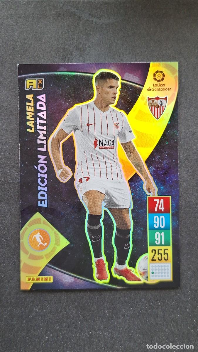Cromos de f&uacute;tbol: L1 LAMELA SEVILLA F. C. EDICION LIMITADA PANINI ADRENALYN XL 2021 2022 21 22