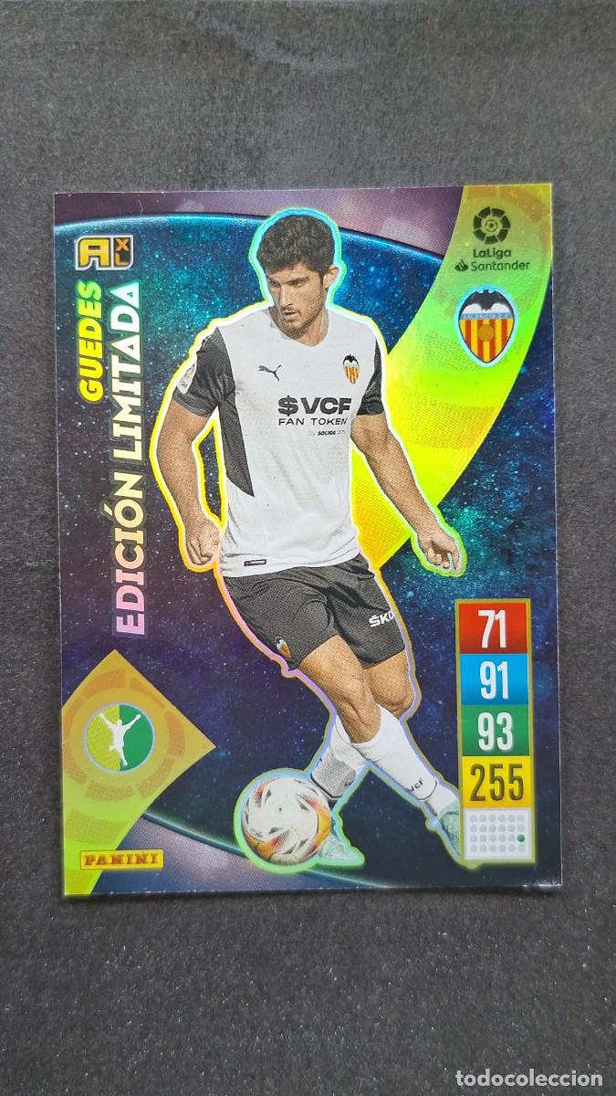 Cromos de f&uacute;tbol: L1 GUEDES VALENCIA C. F. EDICION LIMITADA PANINI ADRENALYN XL 2021 2022 21 22
