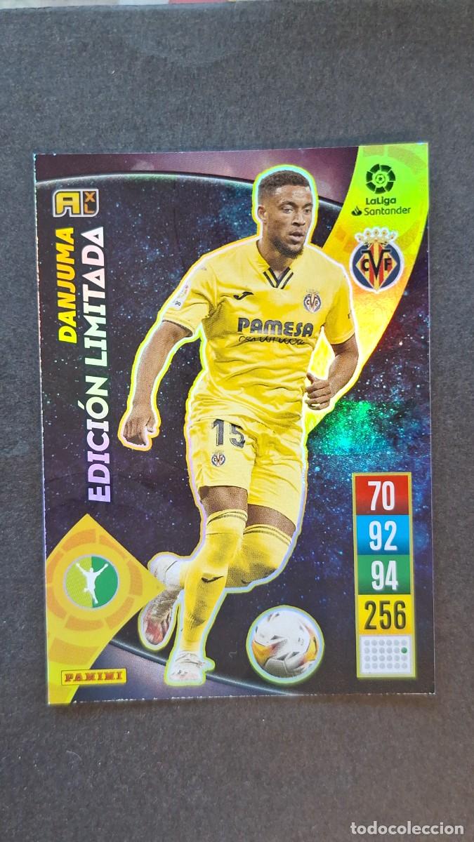 Cromos de f&uacute;tbol: L1 DANJUMA VILLARREAL C. F. EDICION LIMITADA PANINI ADRENALYN XL 2021 2022 21 22