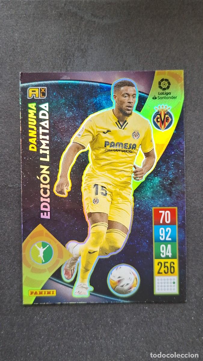 Cromos de f&uacute;tbol: L1 DANJUMA VILLARREAL C. F. EDICION LIMITADA PANINI ADRENALYN XL 2021 2022 21 22
