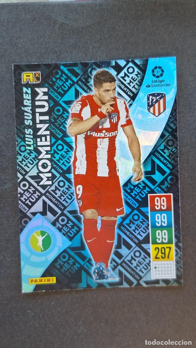 Cromos de f&uacute;tbol: L1 LUIS SUAREZ ATLETICO DE MADRID MOMENTUM PANINI ADRENALYN XL 2021 2022 21 22