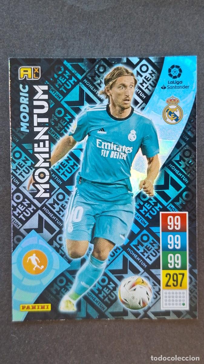 Cromos de f&uacute;tbol: L1 MODRIC REAL MADRID MOMENTUM PANINI ADRENALYN XL 2021 2022 21 22