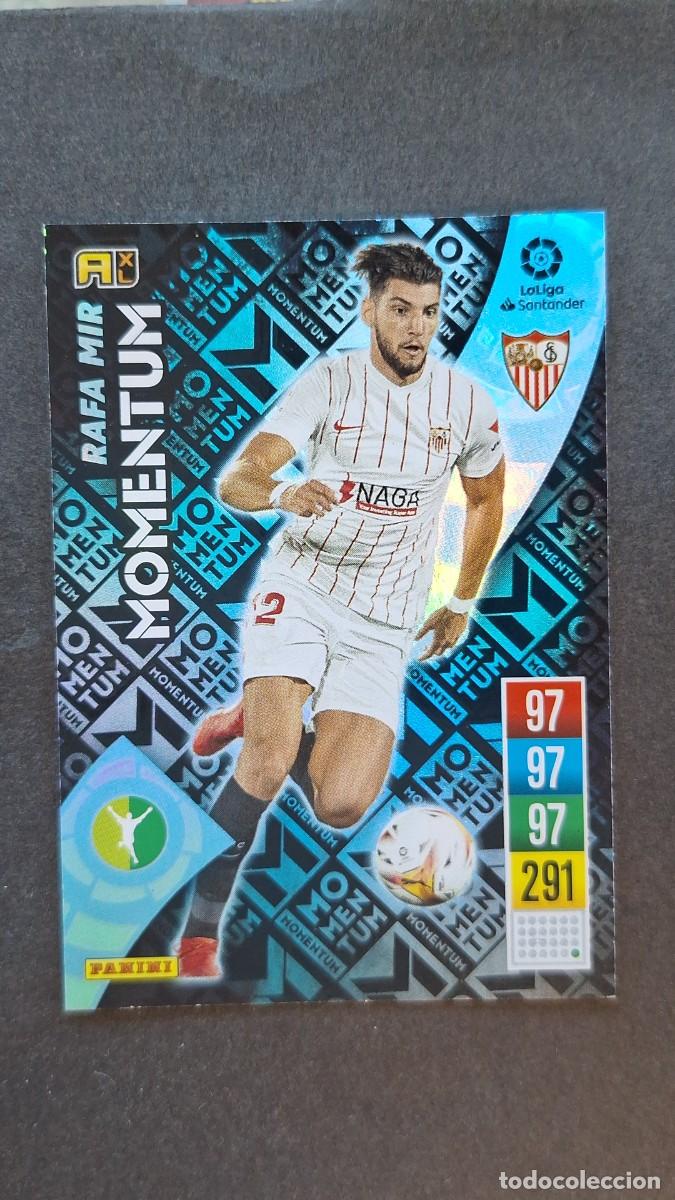 Cromos de f&uacute;tbol: L1 RAFA MIR SEVILLA F. C. MOMENTUM PANINI ADRENALYN XL 2021 2022 21 22
