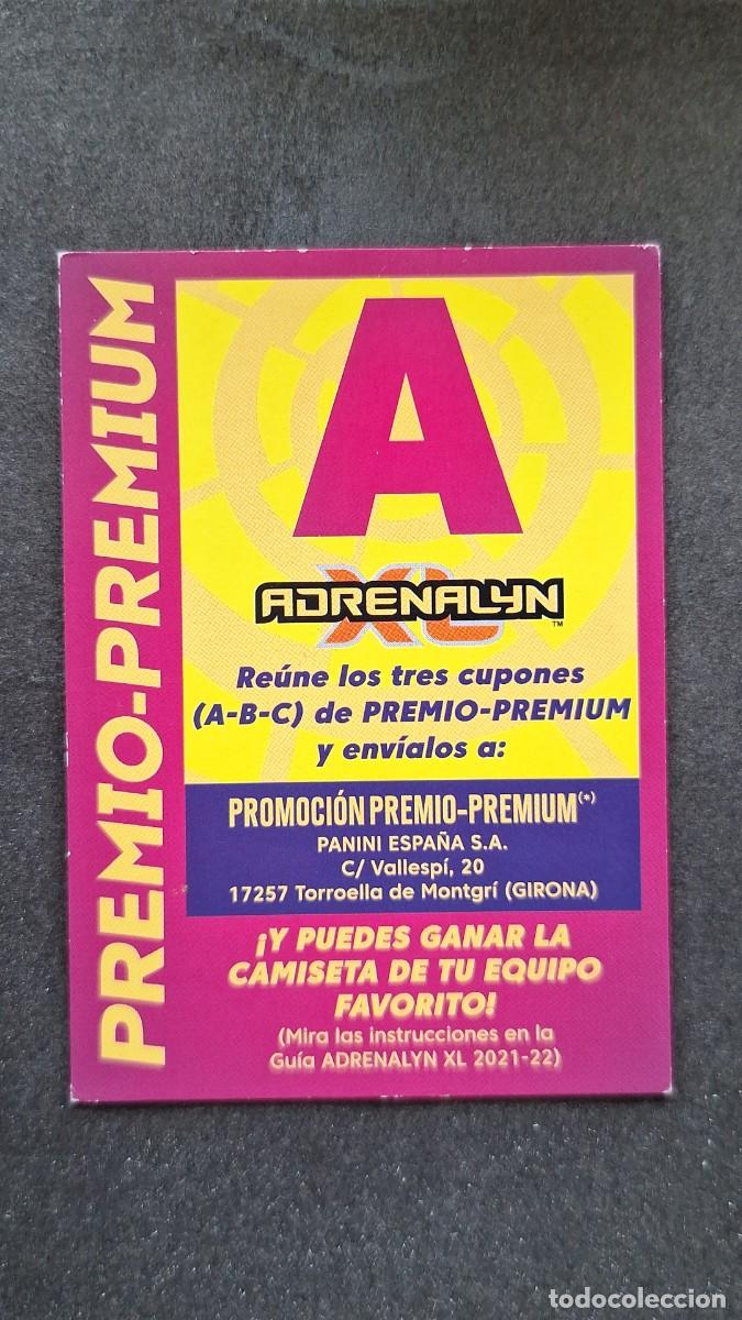 Cromos de f&uacute;tbol: L1 CARD PREMIO PREMIUM A PANINI ADRENALYN XL 2021 2022 21 22