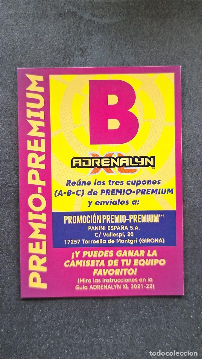 Cromos de f&uacute;tbol: L1 CARD PREMIO PREMIUM B PANINI ADRENALYN XL 2021 2022 21 22