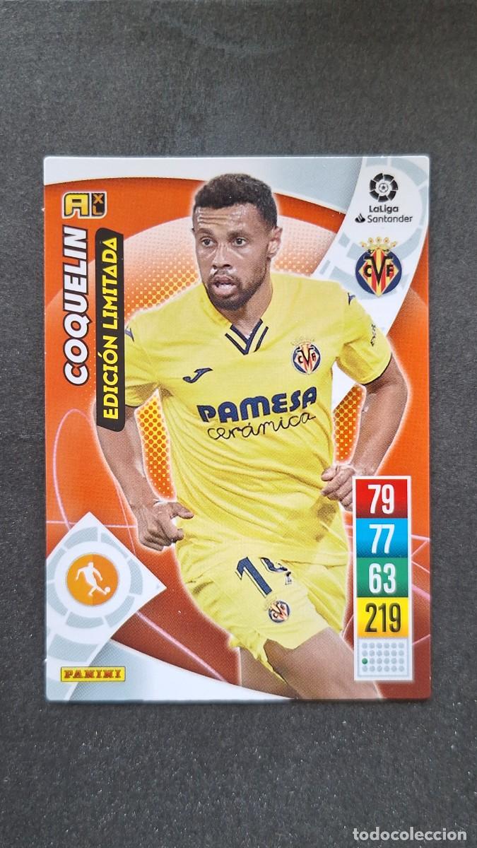 Cromos de f&uacute;tbol: L1 COQUELIN VILLARREAL C. F. EDICION LIMITADA PANINI ADRENALYN XL 2021 2022 21 22