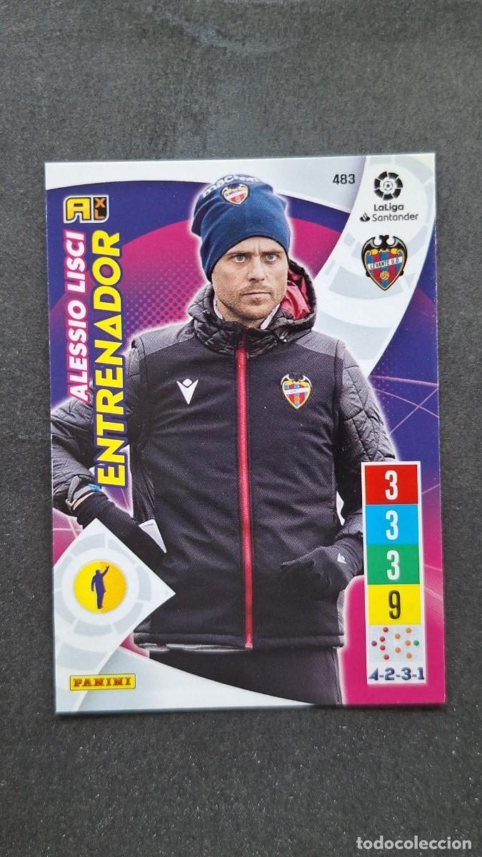 Cromos de f&uacute;tbol: L1 ALESSIO LISCI ENTRENADOR LEVANTE U. D. 483 PANINI ADRENALYN XL 2021 2022 21 22
