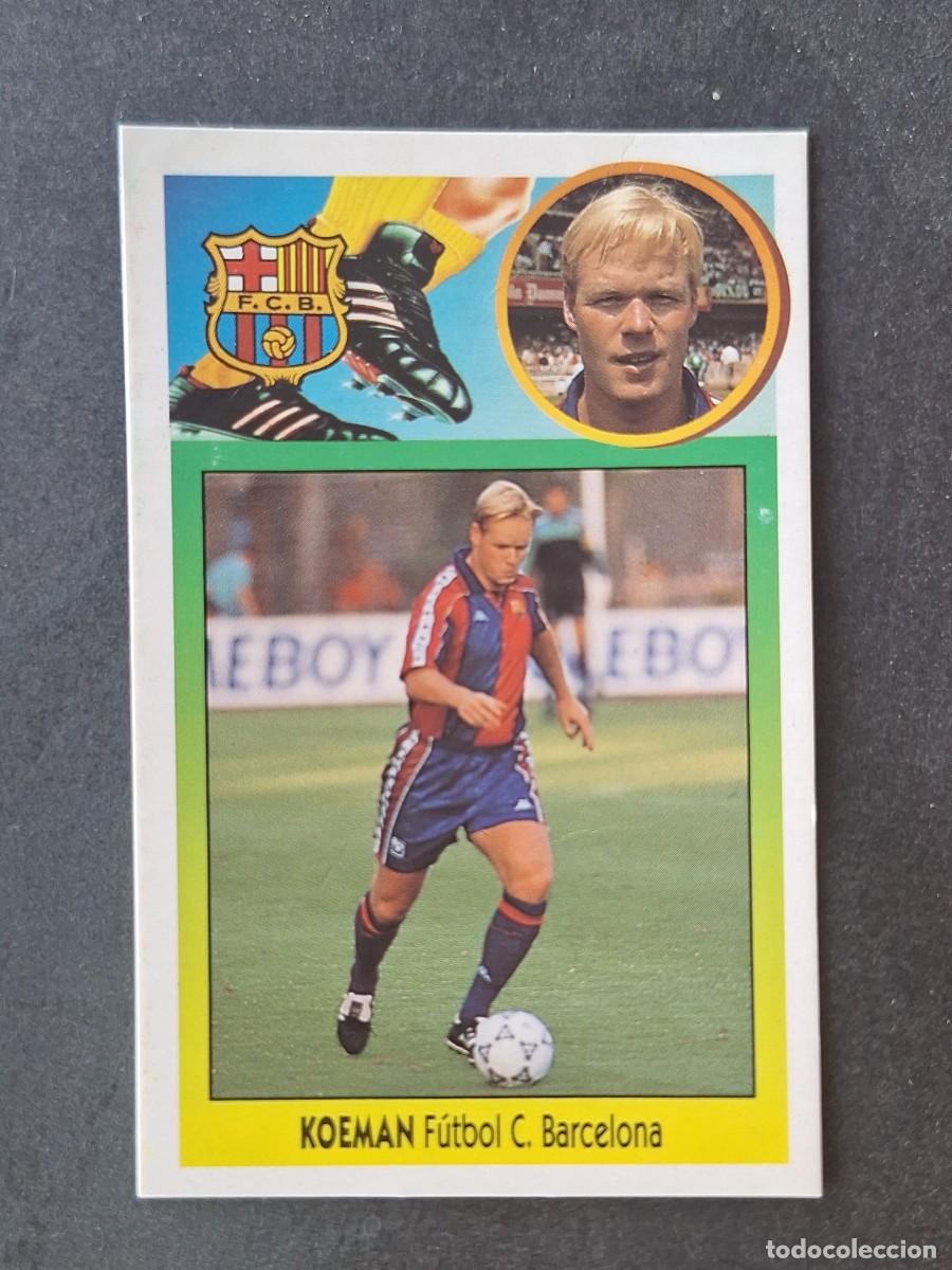 Cromos de f&uacute;tbol: L2 KOEMAN F. C. BARCELONA LIGA ESTE 1993 1994 93 94 CARTON DESPEGADO