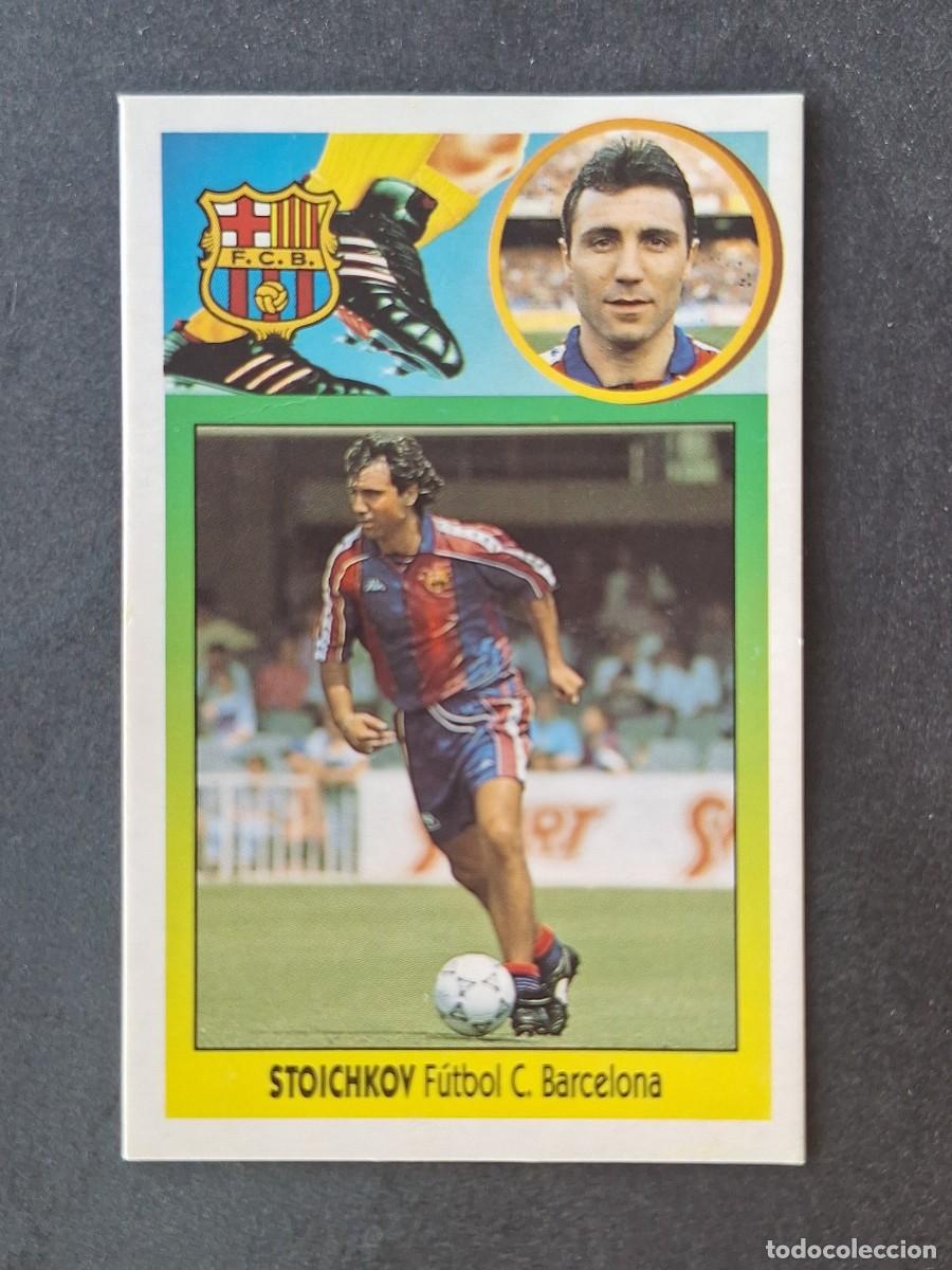 Cromos de f&uacute;tbol: L2 STOICHKOV F. C. BARCELONA LIGA ESTE 1993 1994 93 94 CARTON DESPEGADO